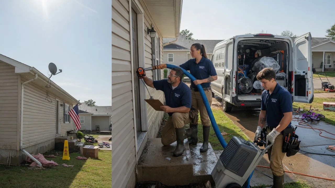 Ceiling Water Damage Restoration in Davisville, MO near me